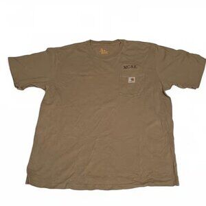 Carhartt Men's MCSE Tan Pocket T-Shirt